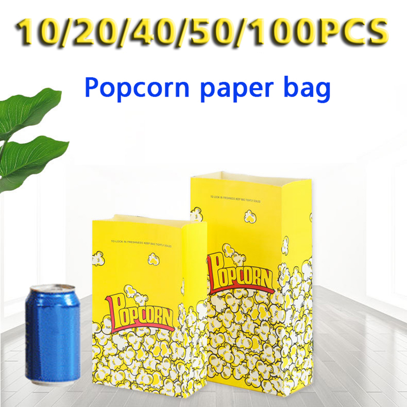 Food Snacks Candy - 10/20/30/50/100PCS Yellow paper bag Food bags