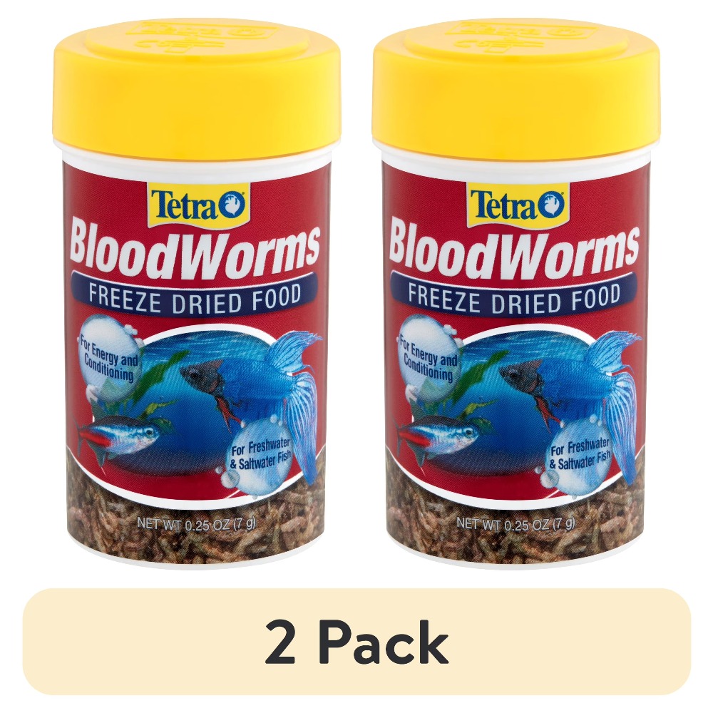 Food And Snacks High In Protein - Freeze Dried Bloodworms Fish Food High