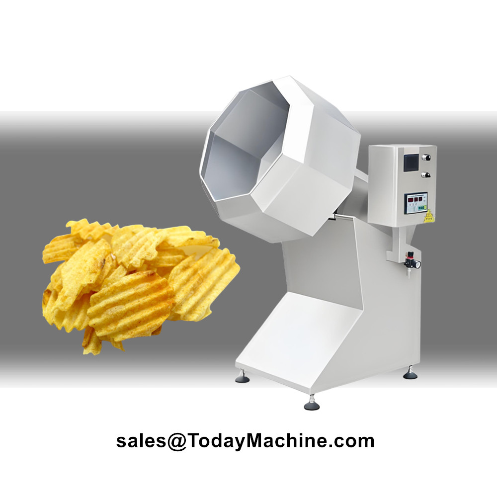 Food Snacks Candy - Automatic Snack Food Nuts Drum Flavoring