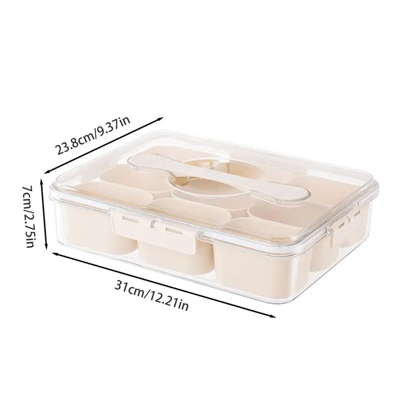 9 Compartments Divided Serving - đánh giá và giá Food Snacks Candy
