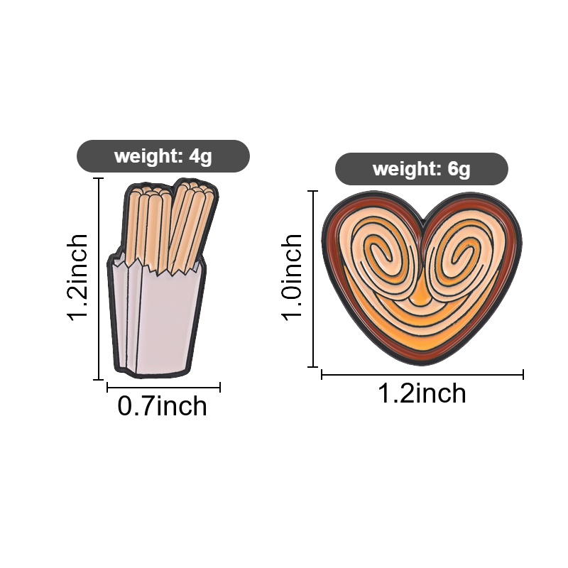 Heart Shaped Spiral Churros Bi - đánh giá và giá Food Snacks In Spanish