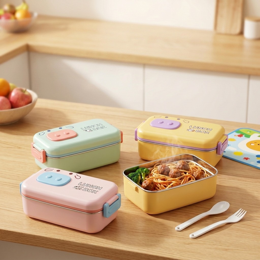 304 Stainless Steel Bento Box  - đánh giá và giá Food Or Snacks