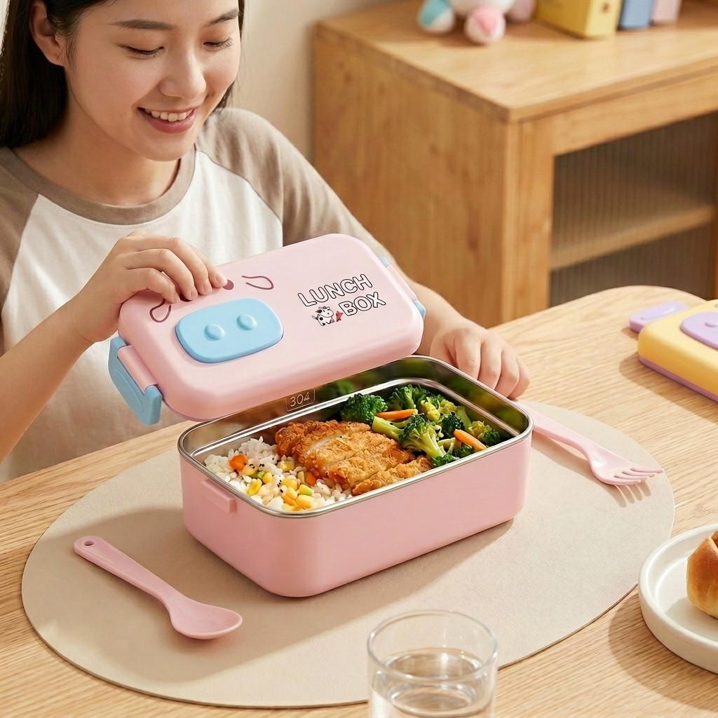 304 Stainless Steel Bento Box  - đánh giá và giá Food Or Snacks
