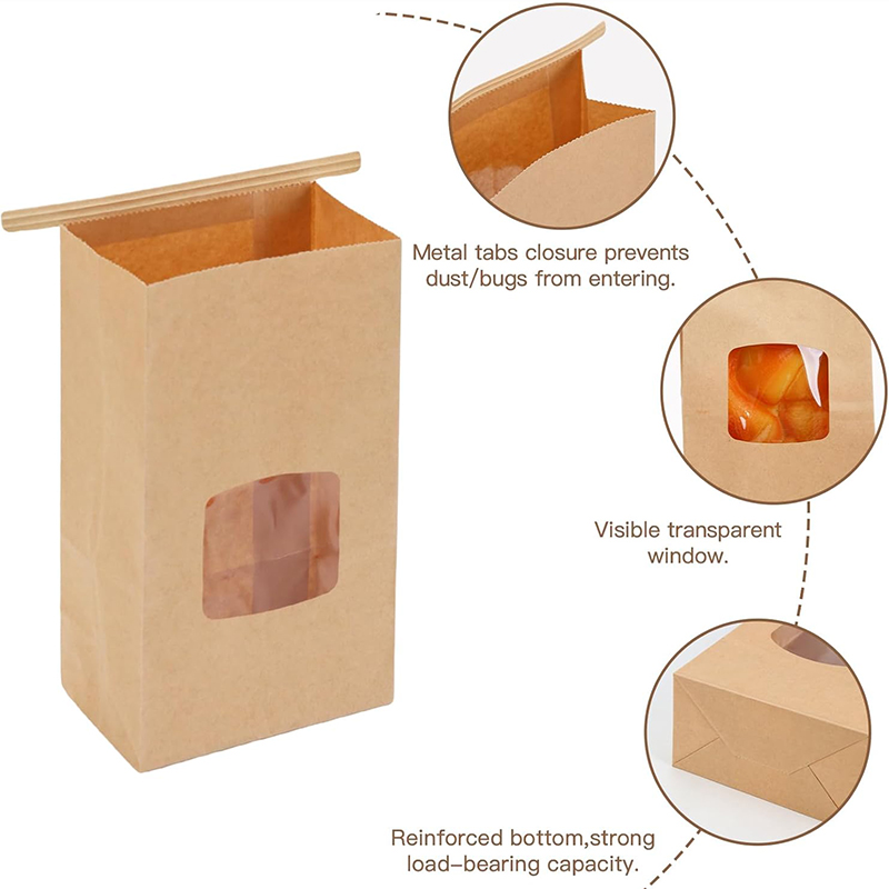 10Pcs Bakery Bags, Window Seal - đánh giá và giá Food Or Snacks