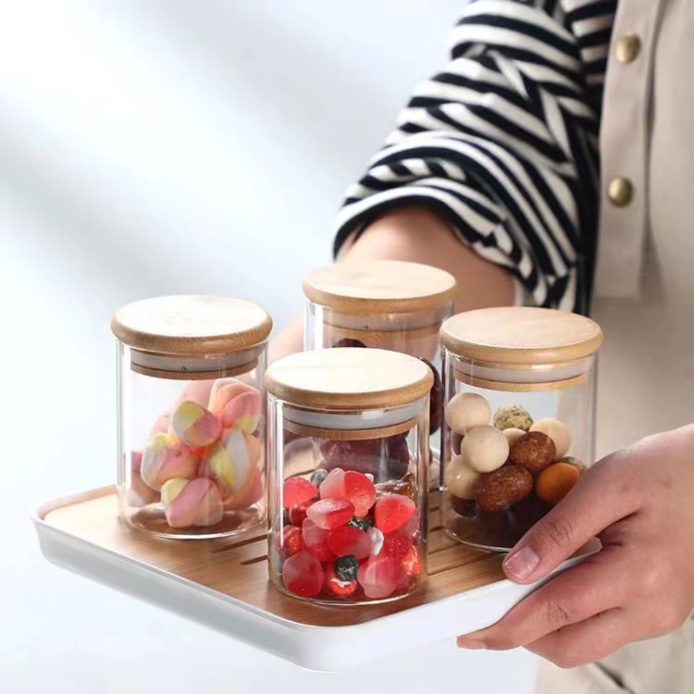 Glass Food Storage Tank with M - đánh giá và giá Food Snacks Candy