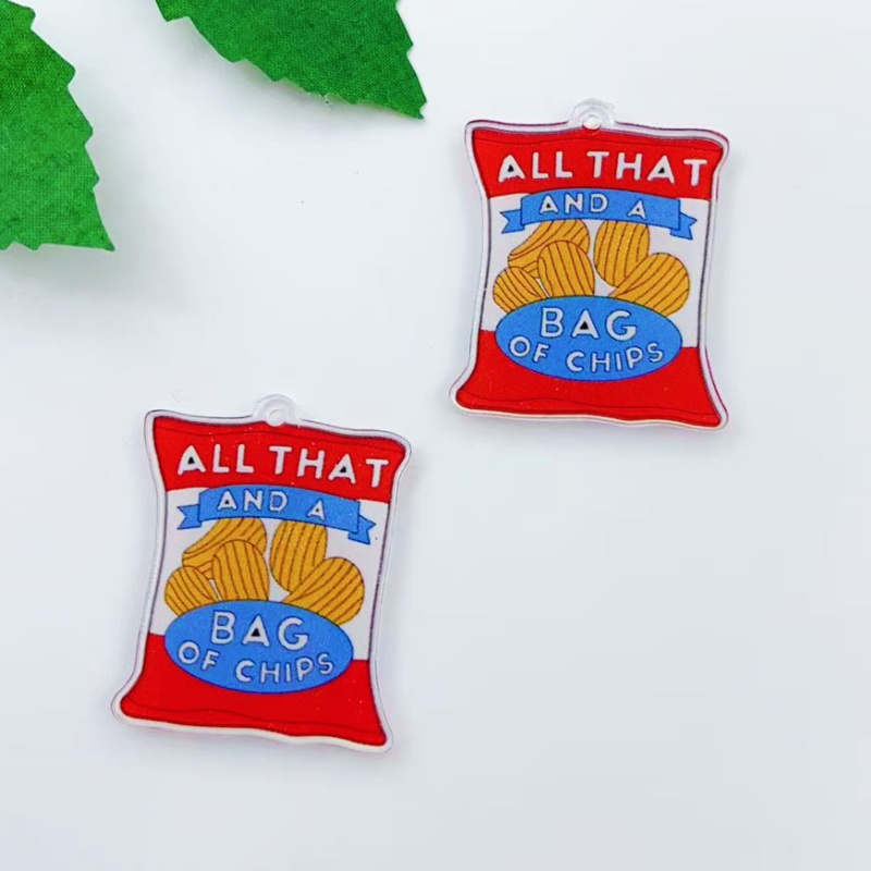 10 pieces of acrylic cartoon c - đánh giá và giá Food Snacks To Make