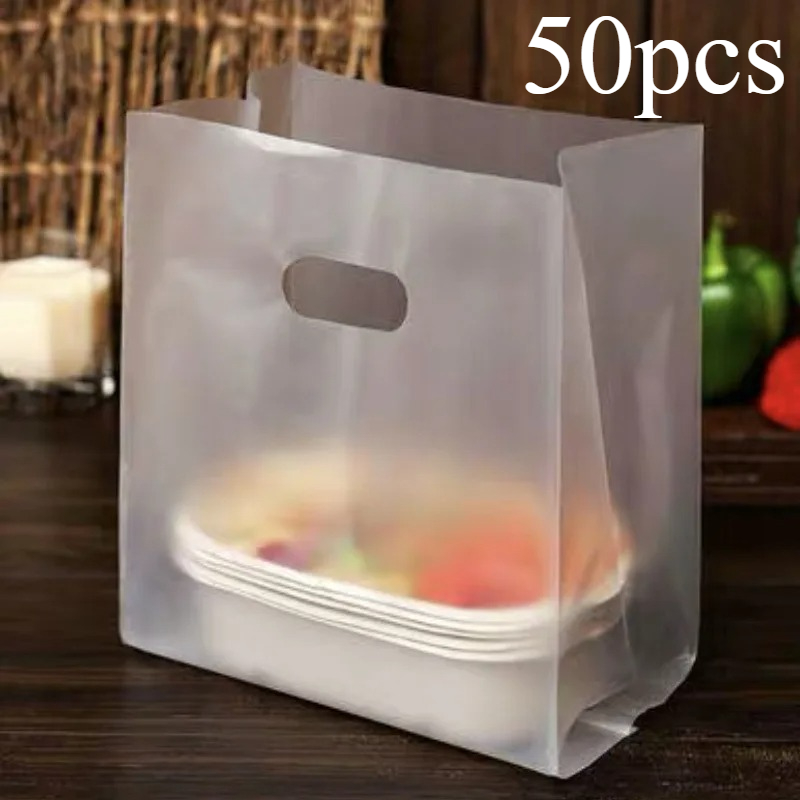 50Pcs Clear Gift Bags with Han - đánh giá và giá Food Or Snacks