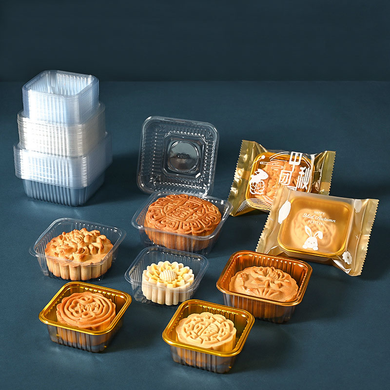 100pcs Mooncake Plastic Tray P - đánh giá và giá Food Or Snacks