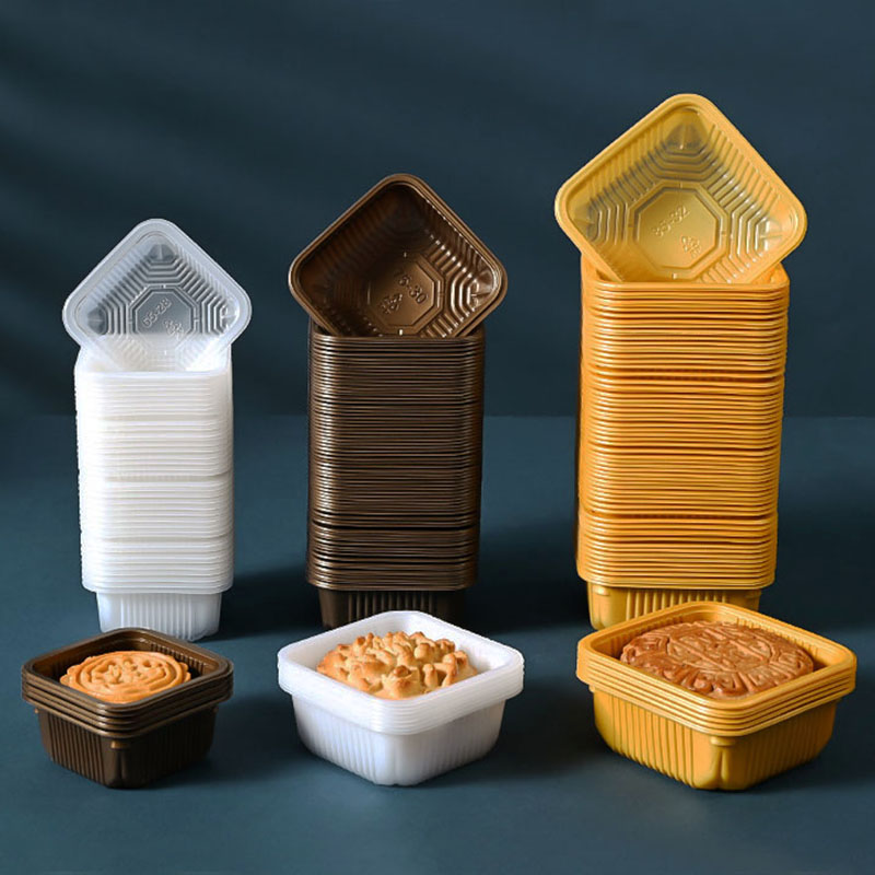 100pcs Mooncake Plastic Tray P - đánh giá và giá Food Or Snacks