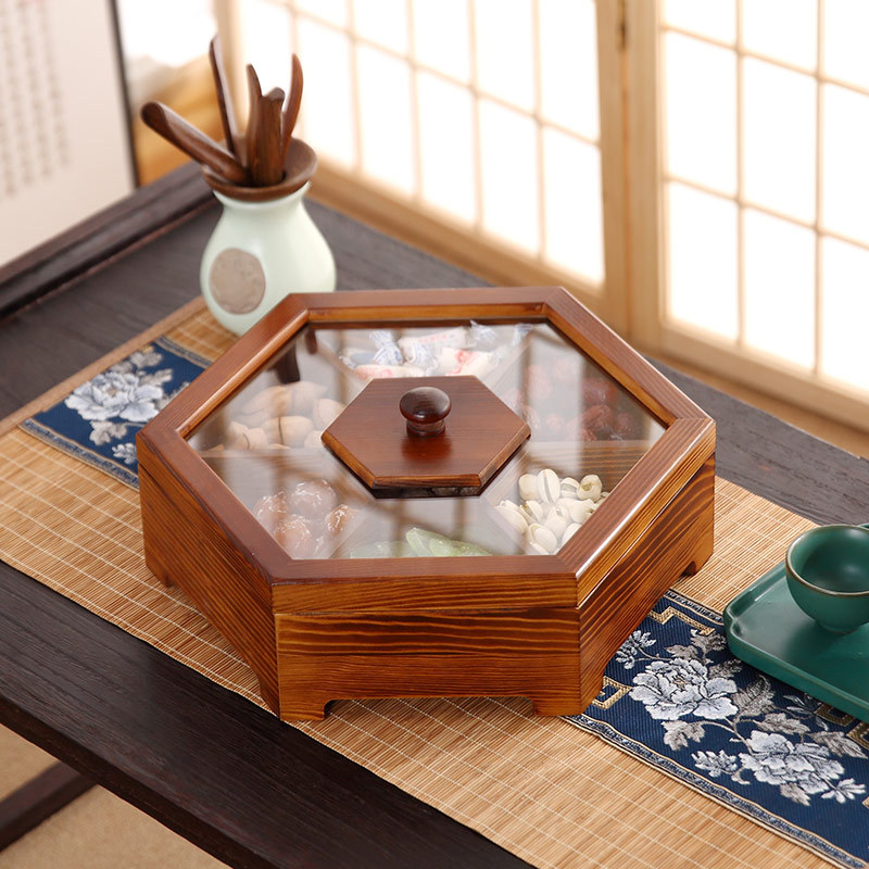 New Wood Candy Biscuit Storage - đánh giá và giá Food Snacks Candy